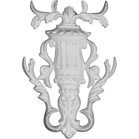 Ekena Millwork 6 3/4"W x 8 3/4"H x 1 1/4"P Urn Onlay ONL07X09X01UR